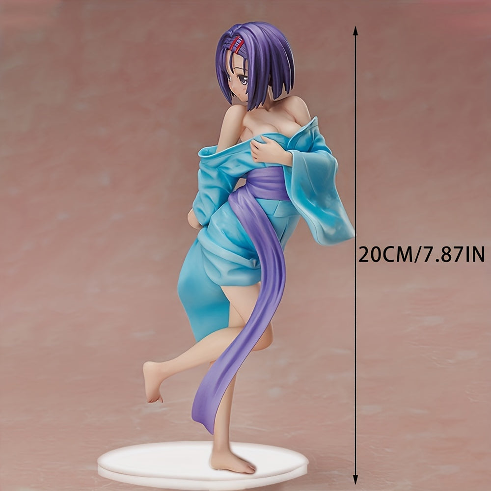 Purple Red Yukata Anime Figure Ideal Gift For Anime Fans
