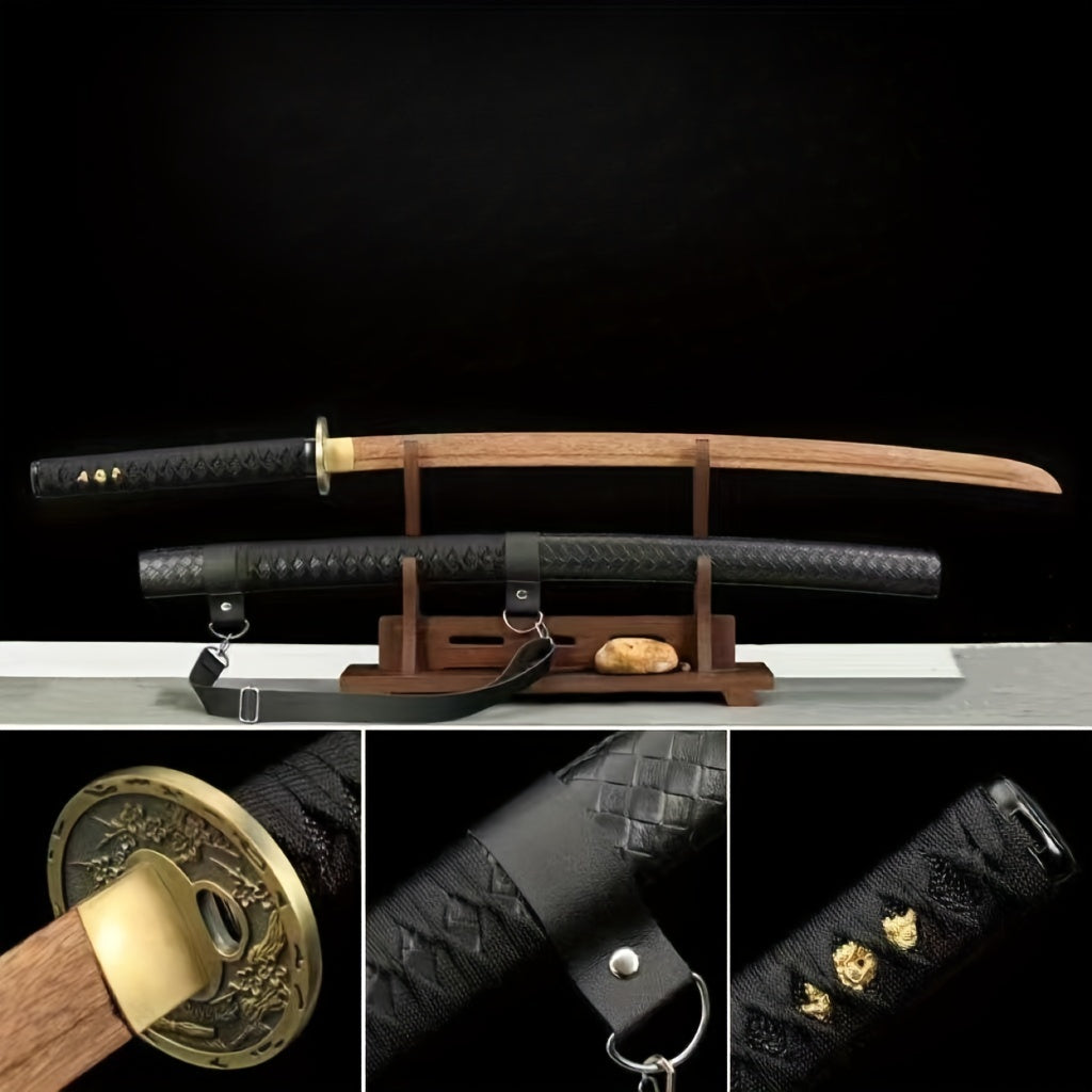 Halloween Costume Prop Unsharp Samurai Sword Wooden Photography Props