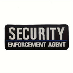 Security Enforcement Agent Embroidery Patch Applique
