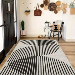 Soft Faux Sheepskin Floor Mat Easy-to-Clean Anti-Skid Throw Rug