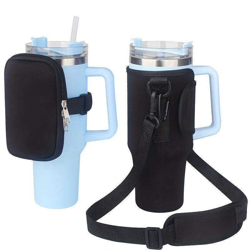Non-slip Diving Fabric Cup Cover Pouch for 40oz Insulation Cup