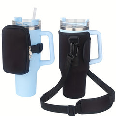 Non-slip Diving Fabric Cup Cover Pouch for 40oz Insulation Cup
