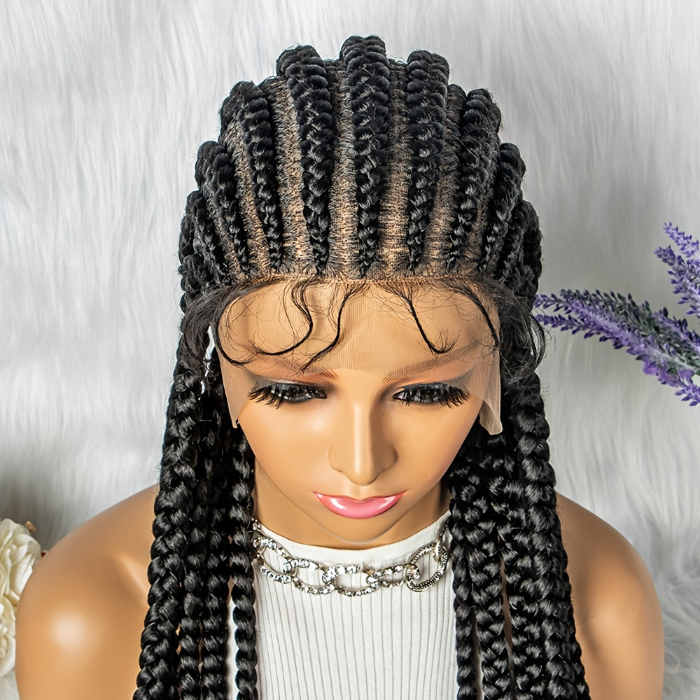 Synthetic Braided Full Lace Wigs 11 Braids Twisted Wigs