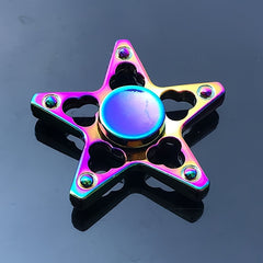 Colorful Metal Fidget Spinners 4 Pack for Stress Relief
