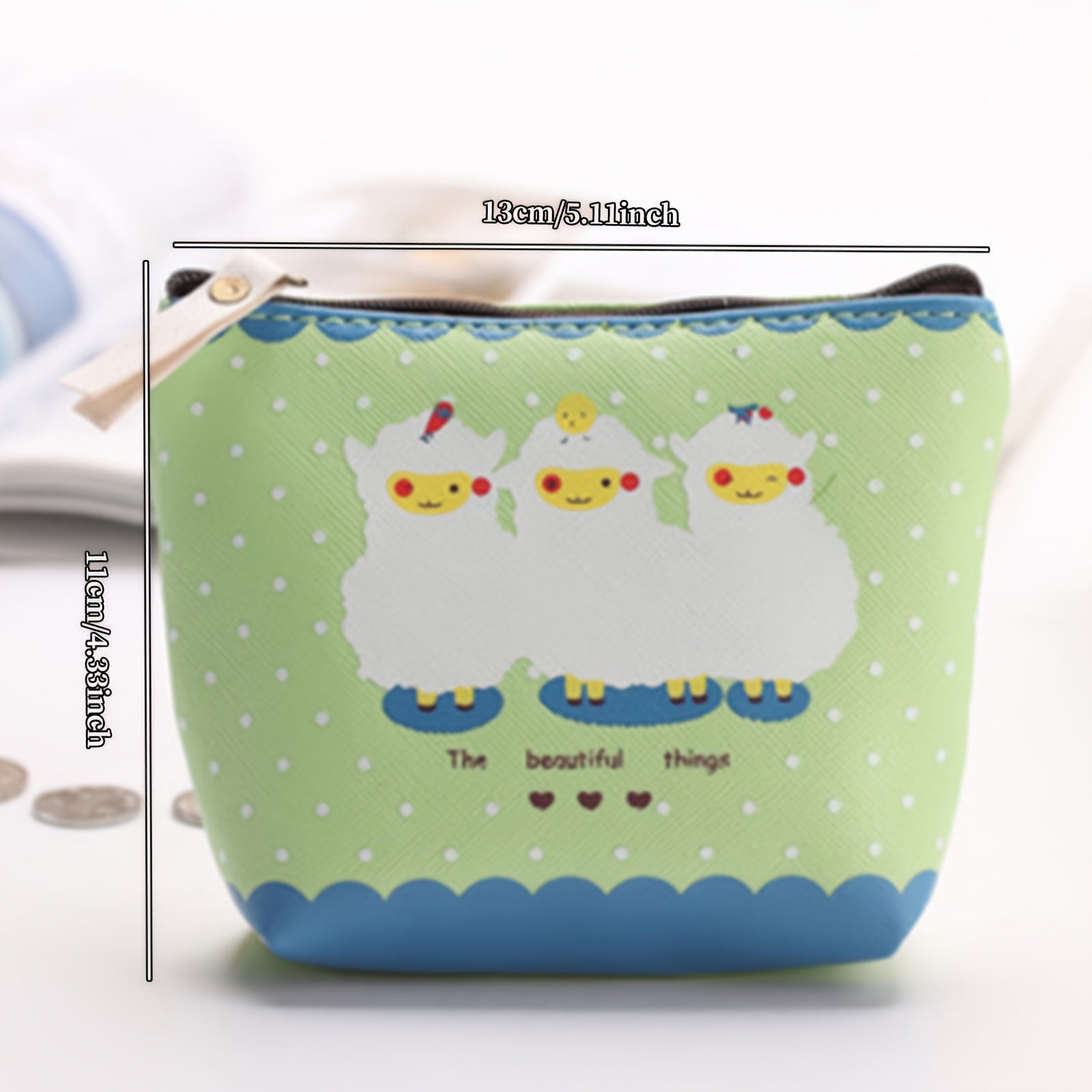 Waterproof Lamb Change Bag With Coin Storage