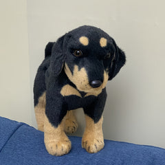 Realistic Plush Puppy Stuffed Animal Toy