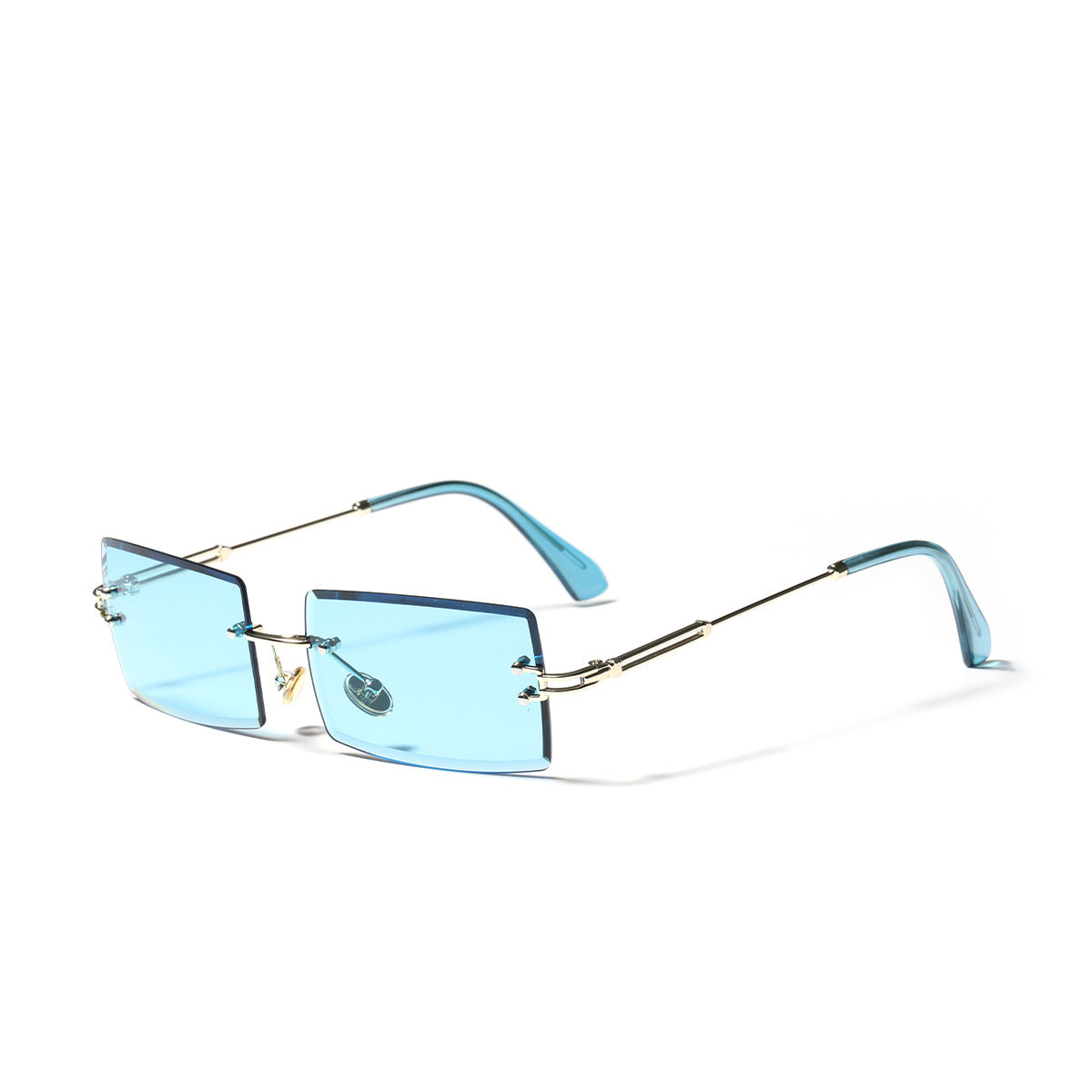 Rimless Square Sun Shades for Women - UV400