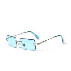 Rimless Square Sun Shades for Women - UV400