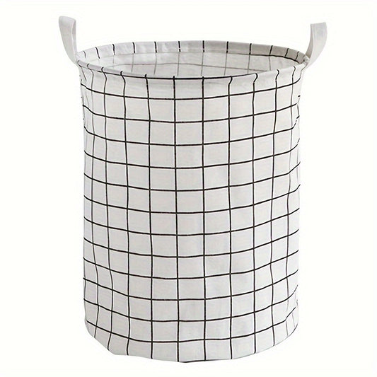 1pc Laundry Storage Basket Folding Laundry Hamper Box