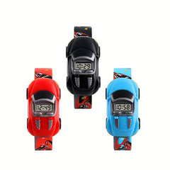 Kids Cartoon Car Electronic Watch