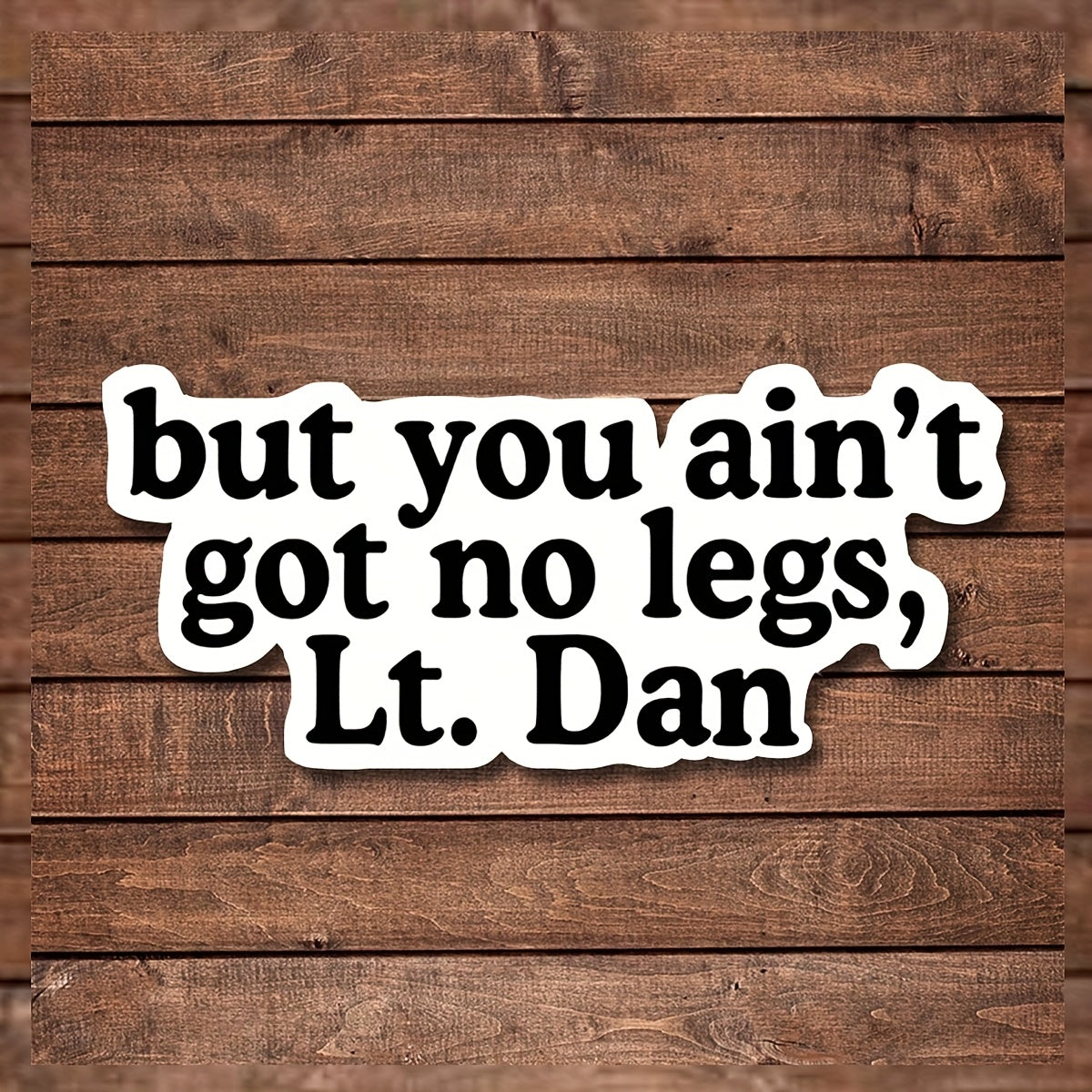 5pcs Lt Dan Stickers Inspirational Self Care Stickers for Laptop Water Bottle Ca