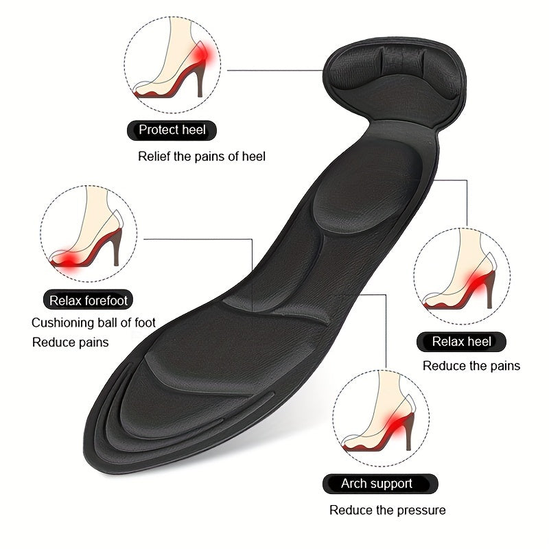Memory Foam Insoles for Women High Heels Shoe Arch Support