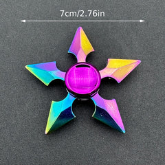 Colorful Zinc Alloy Fidget Spinner Durable Portable Hand Gyroscope
