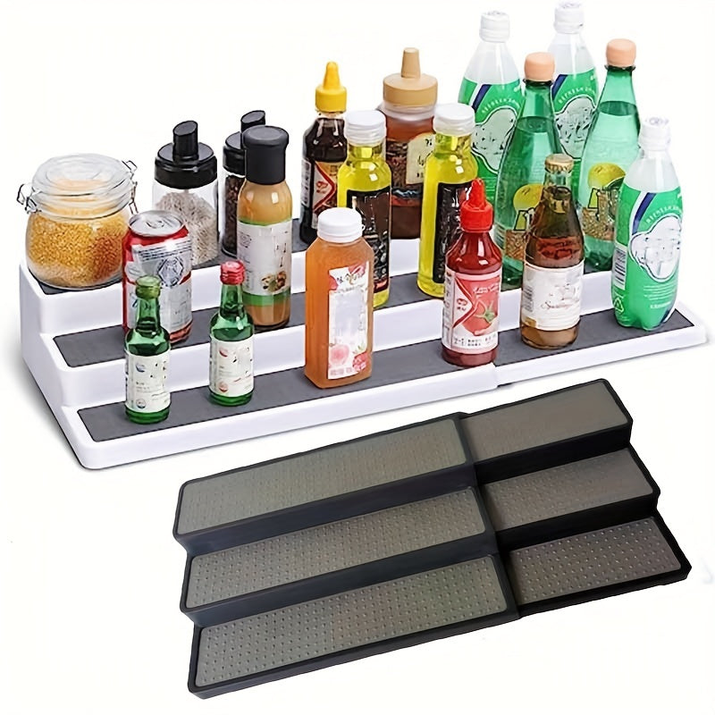 3 Tier Expandable Spice Rack Countertop Holder
