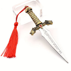 European Small Dagger Eco Friendly Zinc Alloy Double Dragon Blade