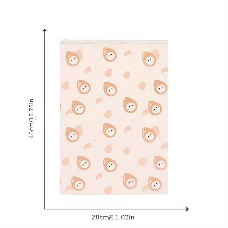 5Pcs Travel Resealed Storage Bag Plastic Compression Luggage Packing Bag