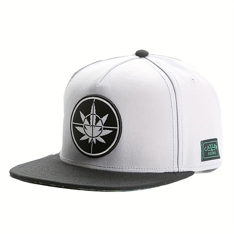 Men's Embroidered Flat Brim Hat