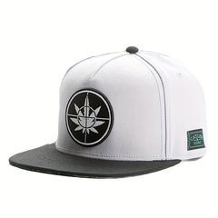 Men's Embroidered Flat Brim Hat