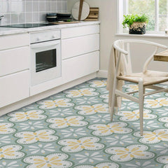 Moroccan Floor Tile Sticker 9pcs