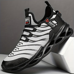 Men's Slip on Blade Sneakers Odor Resistant Athletic Shoes