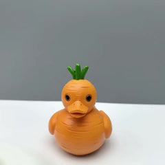 Carrot Duck Resin Ornament for Home Decoration