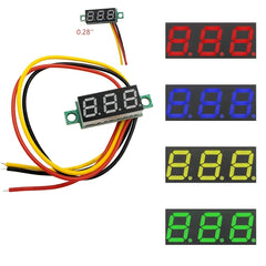 DC 0-30V LED Digital Voltmeter Panel Meter Monitor Voltage