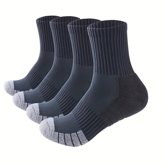 4 Pairs Cotton Socks for Mountaineering & Running