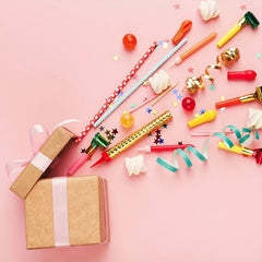 6pcs Golden Birthday Candles Long Thin Cake Cupcake Candles