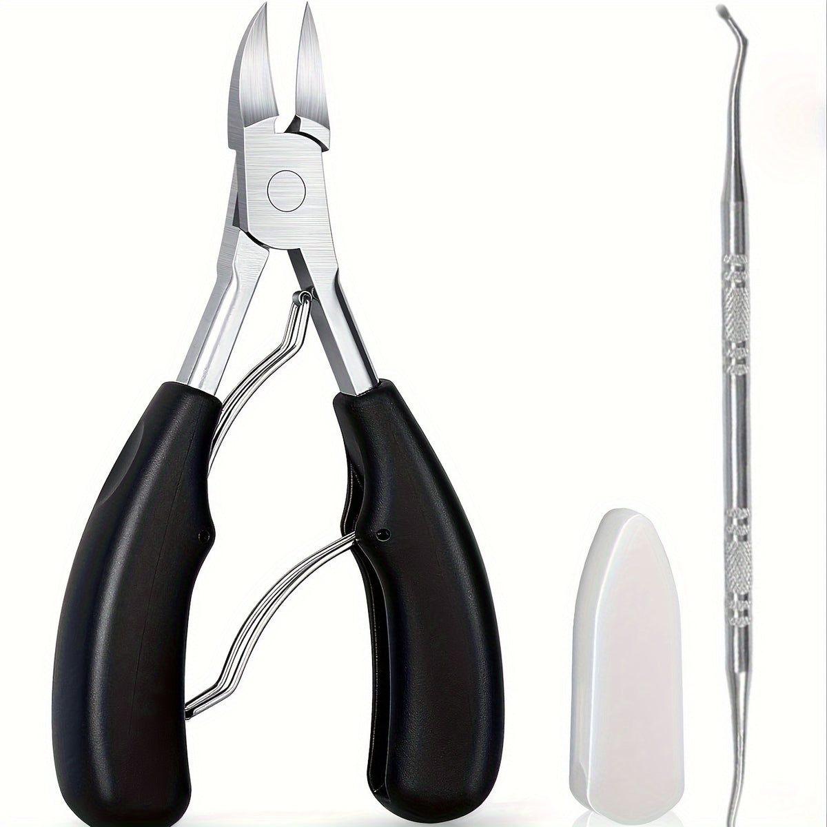 2Pcs Toe Nail Clippers For Ingrown Nails Thick Nails Cutters Dead Skin Dirt Remo