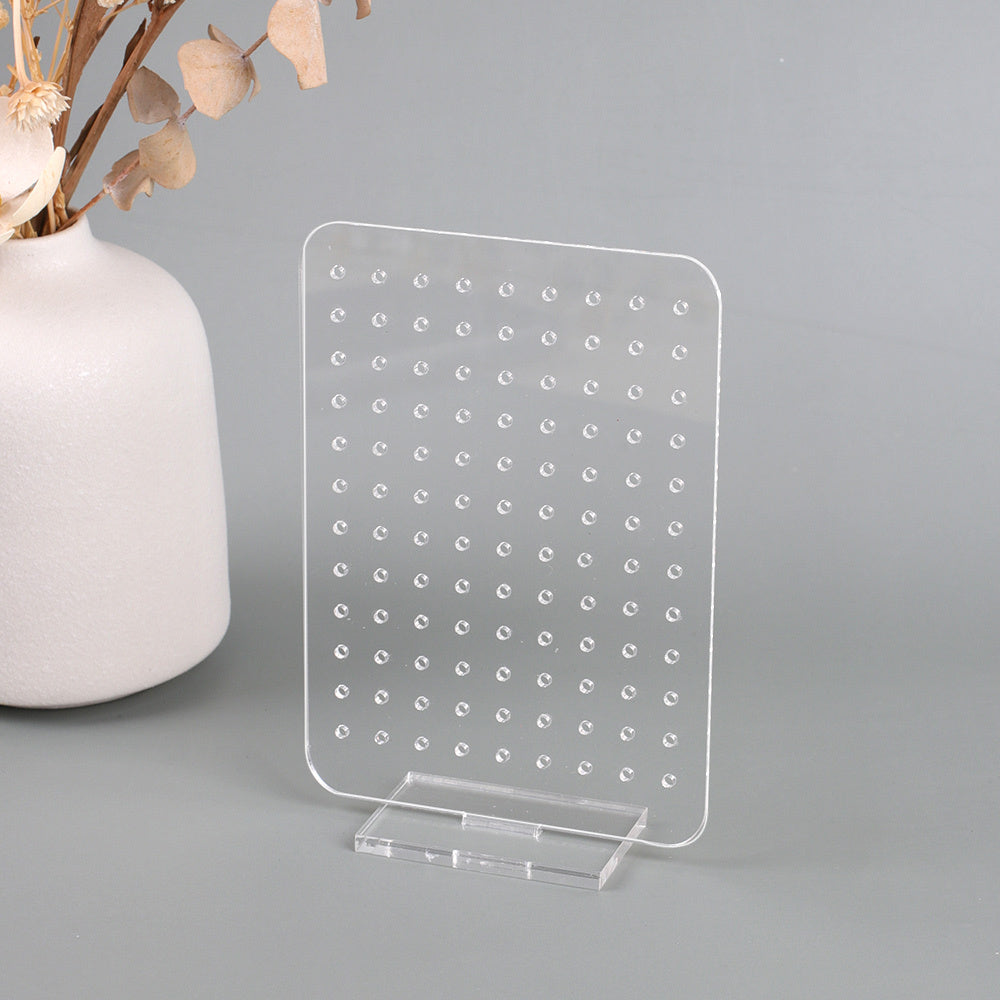 Acrylic Transparent Earring Holder Display Stand