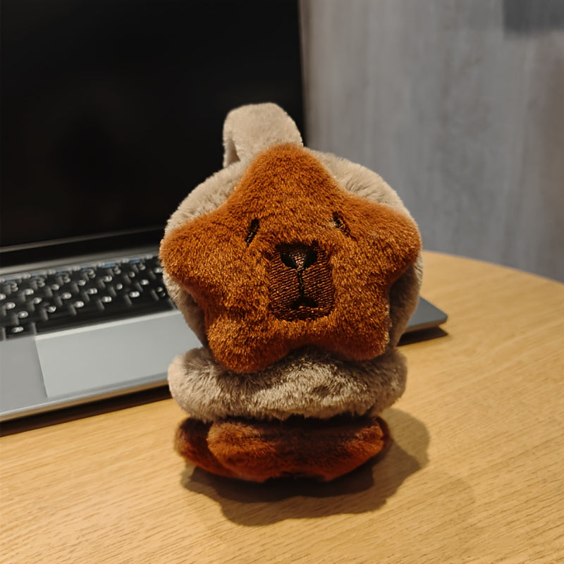 Women's Capybara Plush Ear Muffs for Cold Weather