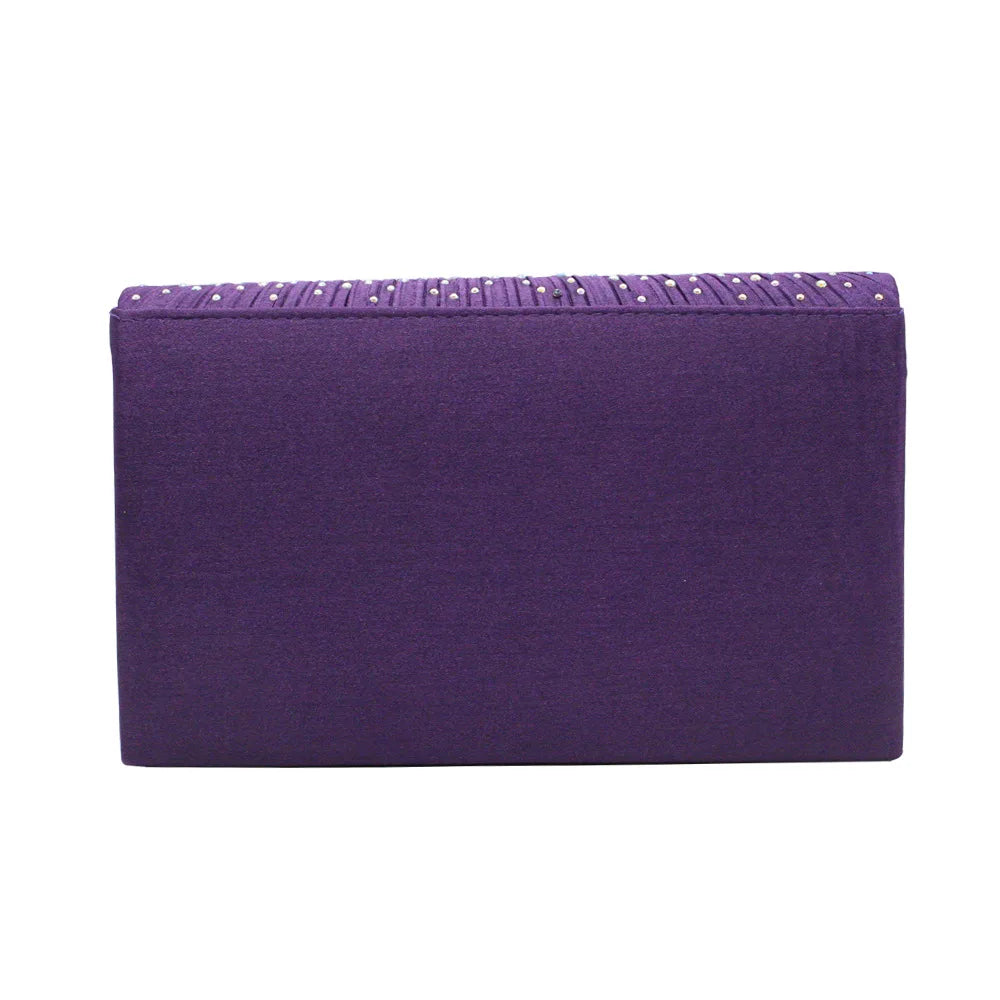 Yellow Envelope Clutch Purse Women Wedding Handbag Evening Party Bag
