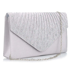 Yellow Envelope Clutch Purse Women Wedding Handbag Evening Party Bag