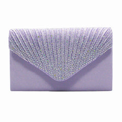 Yellow Envelope Clutch Purse Women Wedding Handbag Evening Party Bag