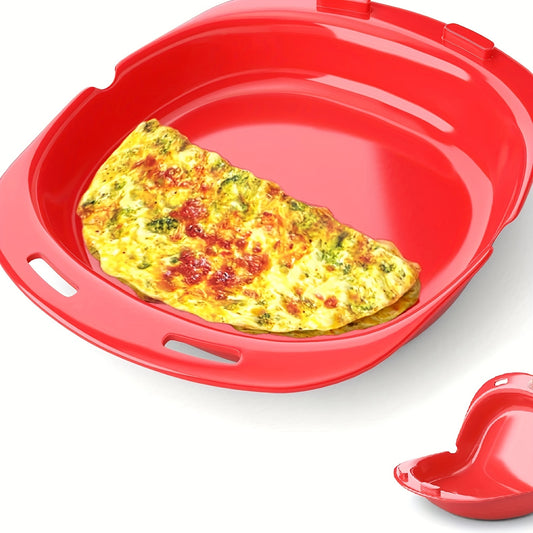 2pcs Microwave Omelette Maker Non Stick Silicone Egg Cooker