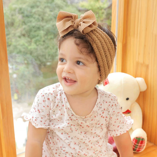 Thread Bow Baby Woolen Headband 0-3 Years
