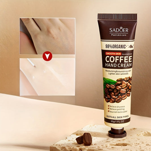 3pcs Coffee Hand Cream Moisturizing for Dry Hands