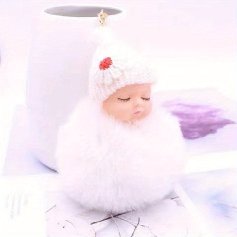 Plush Doll Keychain Hairball Car Pendant Gift Women's Bag Key Chain