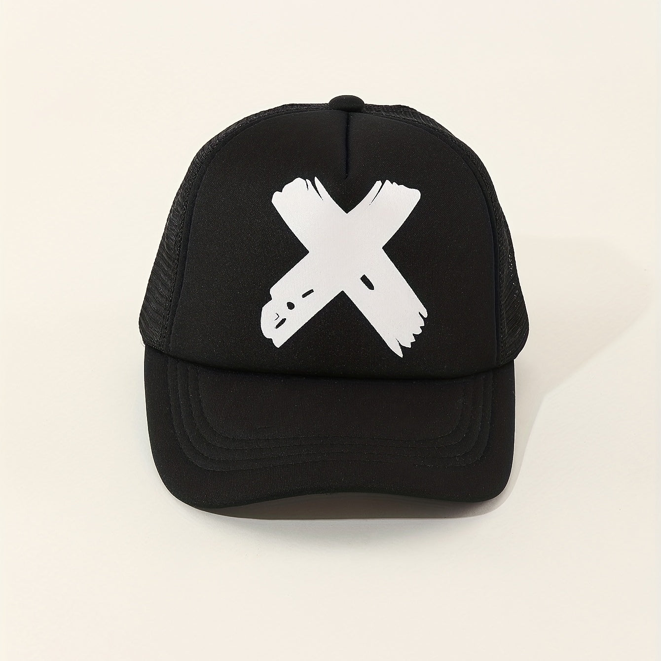 Printed Trucker Hat Mesh Breathable Baseball Cap Unisex Dad Hats