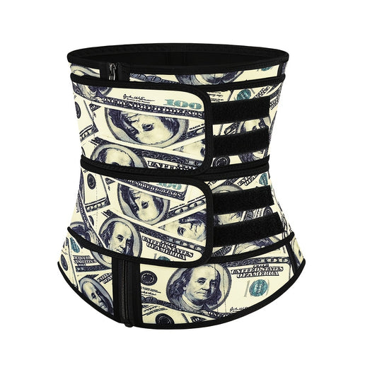 Waist Trainer Tummy Wrap Zipper Tummy Control Slim Girdle Belt