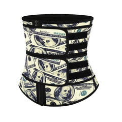Waist Trainer Tummy Wrap Zipper Tummy Control Slim Girdle Belt