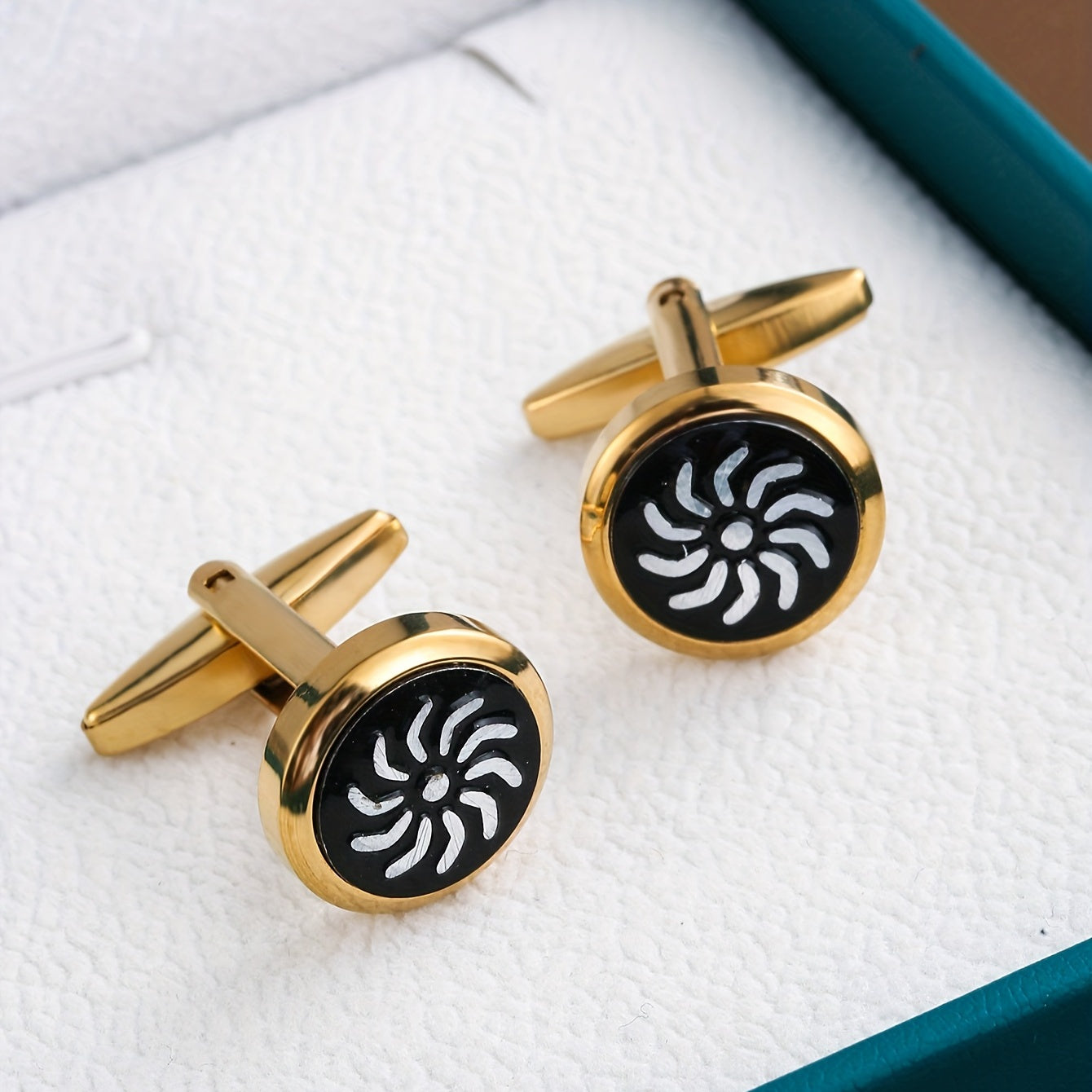 Golden Shirt Cufflinks Cuff Nails Fashionable Jewelry