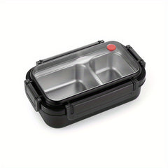 RYBACK Lunch Box 550ml Stainless Steel Bento Box 2 Compartment Food Container