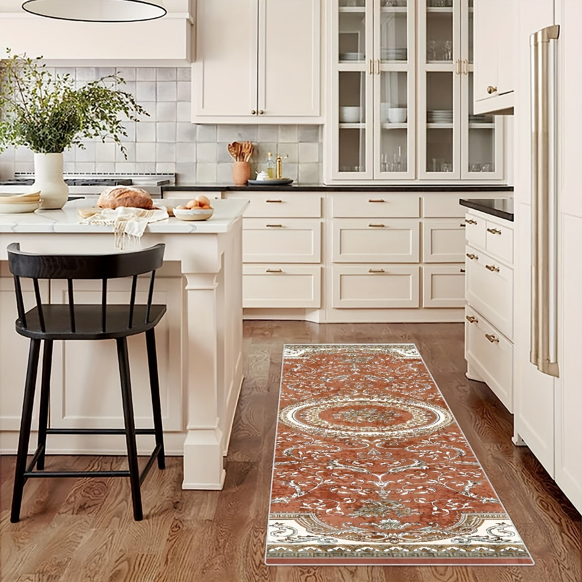 Vintage Floral 2'X10' Kitchen Rug Soft Laundry Room Oriental Hallway Rug
