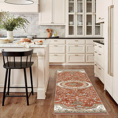 Vintage Floral 2'X10' Kitchen Rug Soft Laundry Room Oriental Hallway Rug