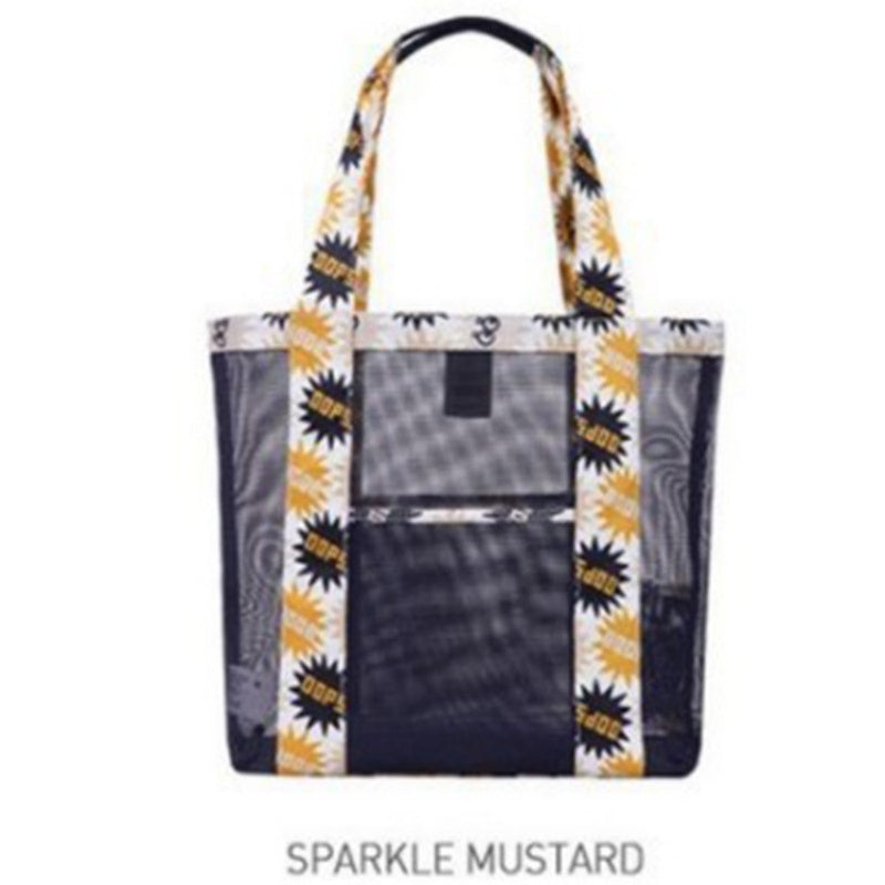 Large Capacity Mesh Beach Shoulder Bag Handbag Travel Storage Bag