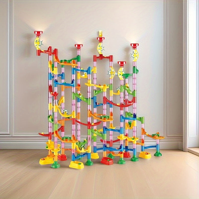 233pcs Marble Slide Building Blocks Toy