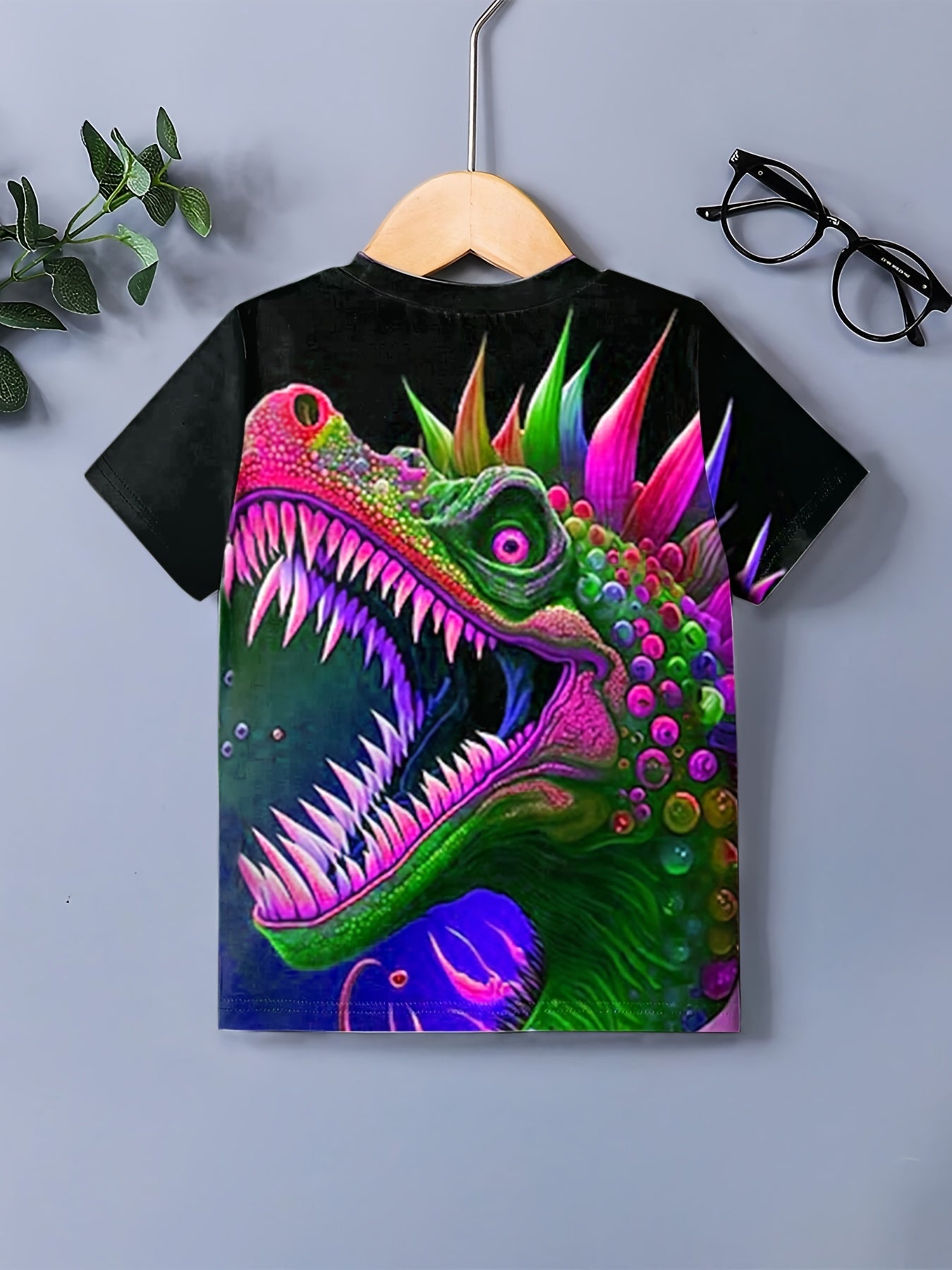 Boys' Dinosaur T Shirt 3D Print Breathable & Stretchy Fabric