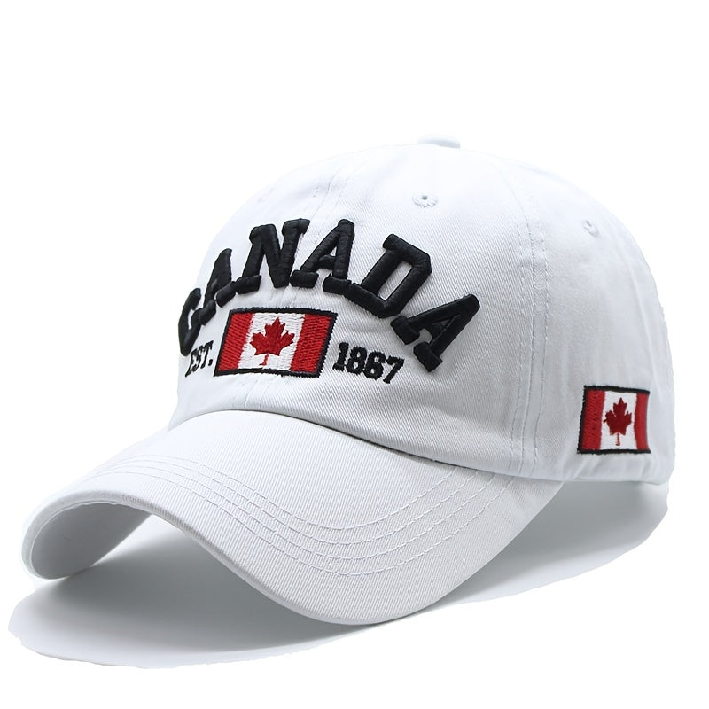 Men's Maple Leaf Sunproof Baseball Cap for Youth