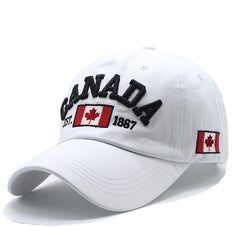 Men's Maple Leaf Sunproof Baseball Cap for Youth